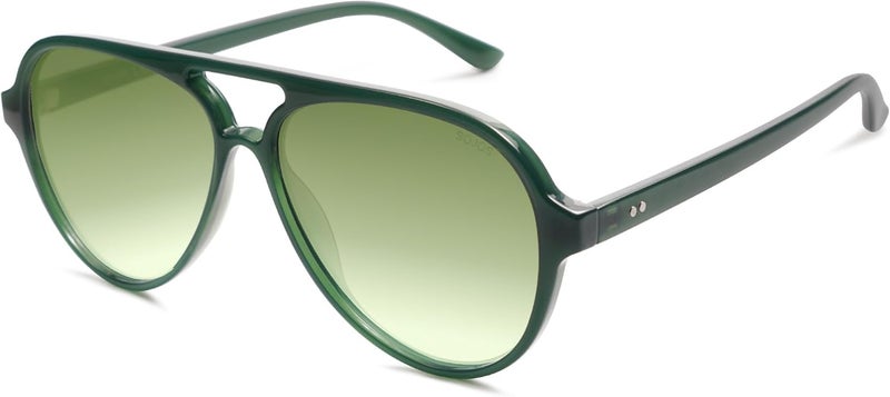 Sojos Classic Polarized Aviator Sunglasses for Women Men, Retro Trendy Aviators Shades SJ2201 - Image 2